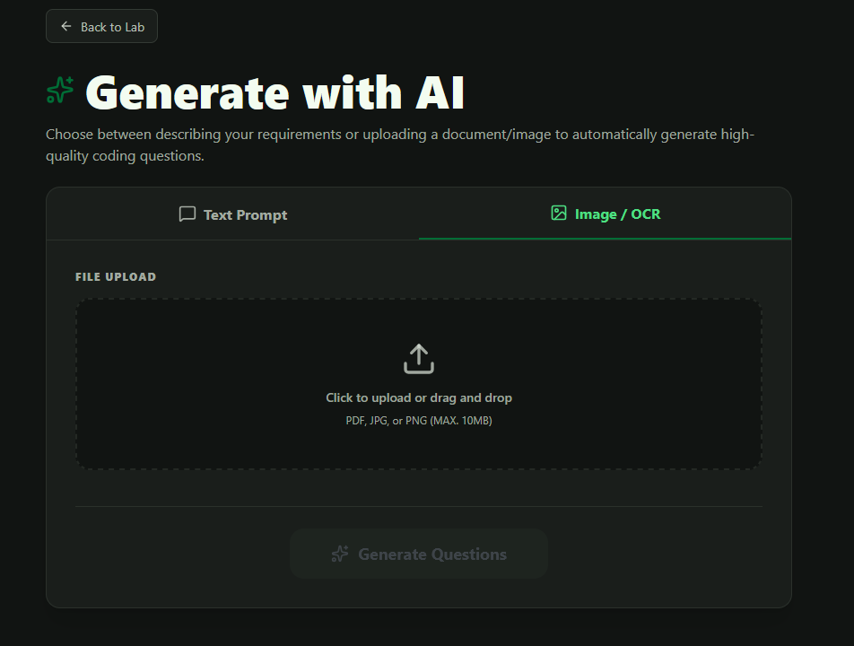 AI Generate - OCR Mode