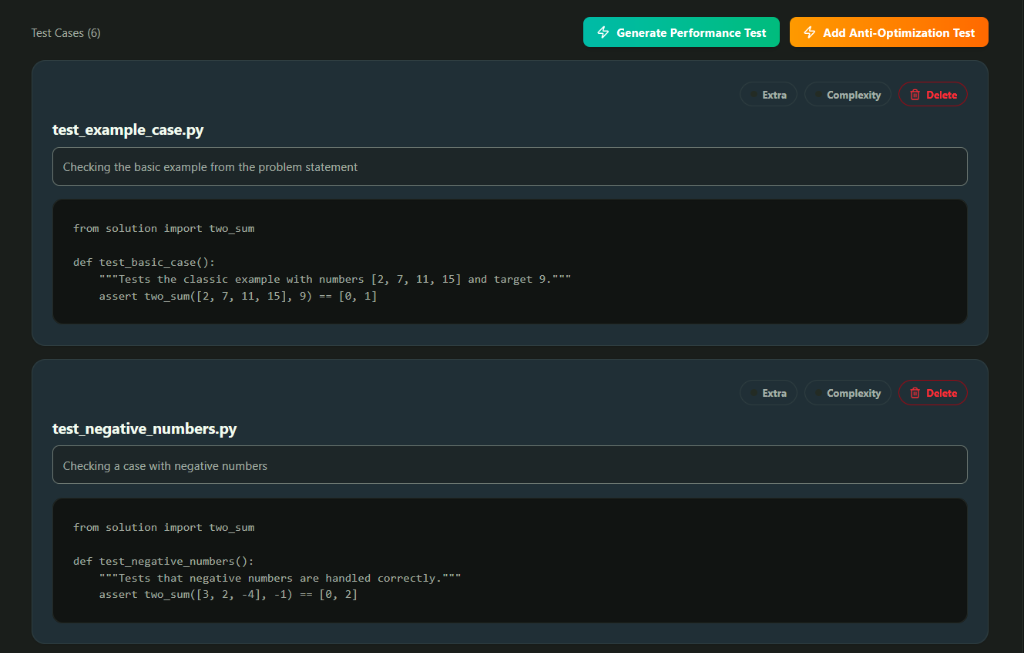 AI Performance & Anti-Optimization Tests